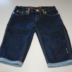 Coogi Brand Shorts Dark Wash 7/8  12" Inseam